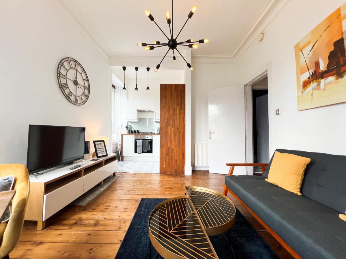 Bohemian 1Br Flat In Abbeyhill Apartment Edinburgh Bagian luar foto